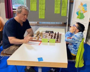 Max Warmerdam VS Eline Roebers. 2023-tata-steel-chess-challengers